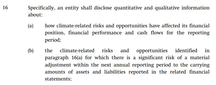 IFRS S2 paragraph 16(a) and 16(b)
