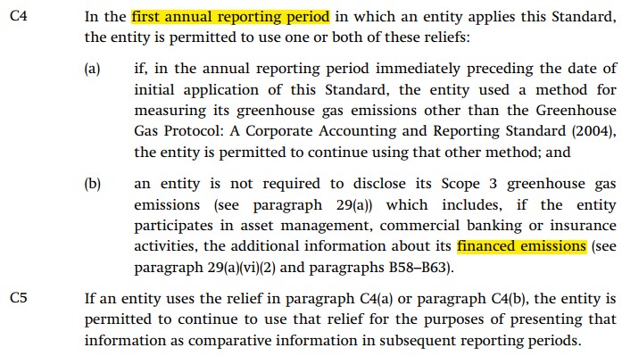 Paragraphs C4 and C5 of IFRS S2